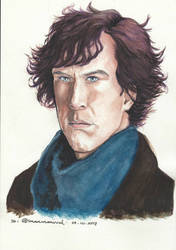 Sherlock Holmes - Watercolor