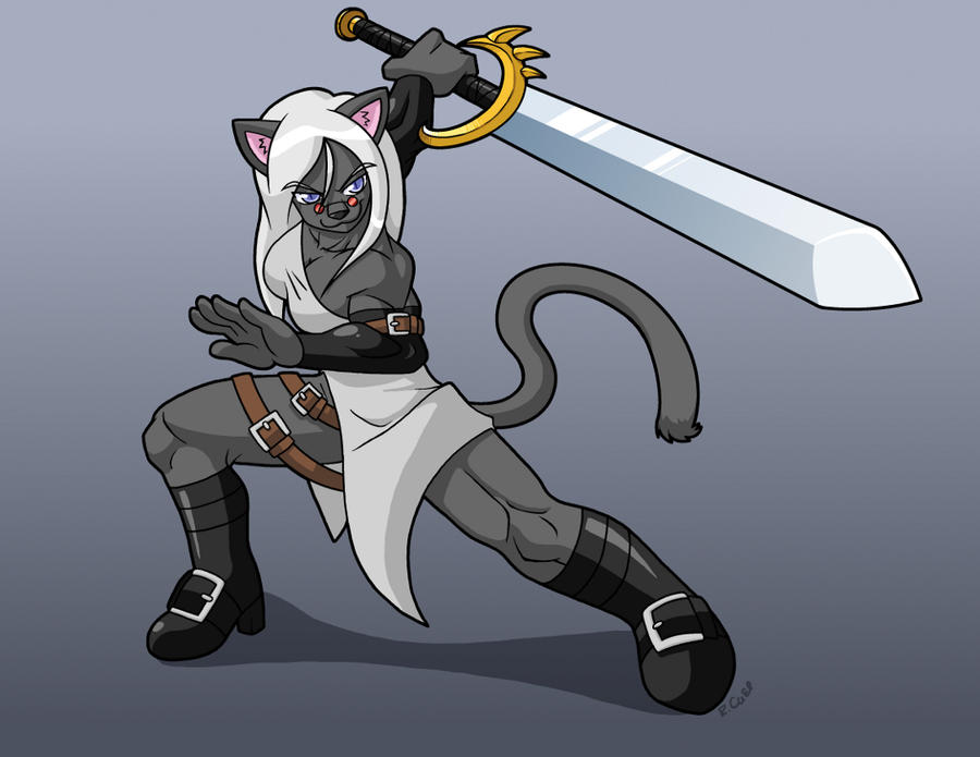 Rongs1234: Kitty Swordplay