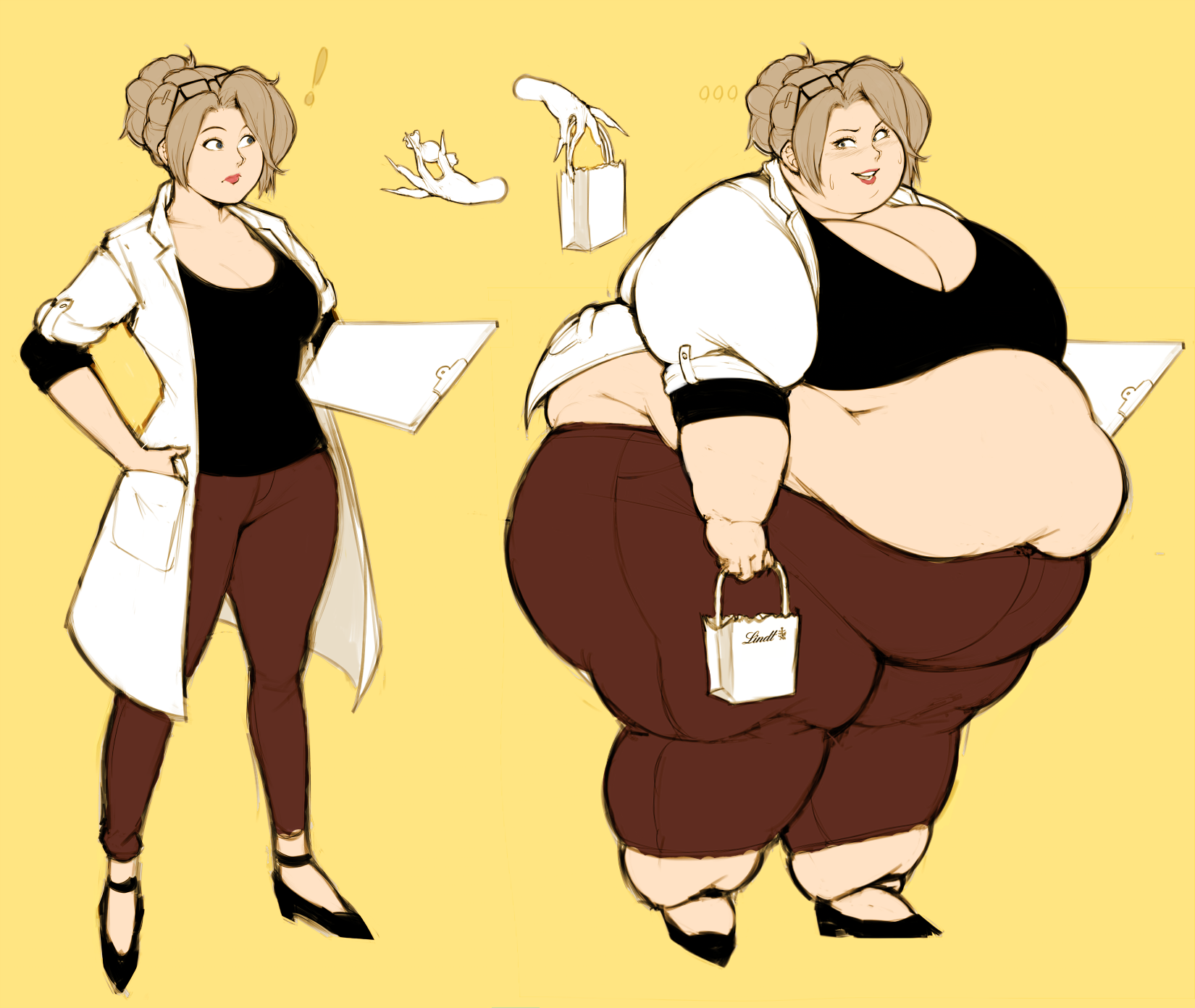 Fat Mercy Mercy is so fattened up that she is Very Obese by PCV45 on DeviantArt