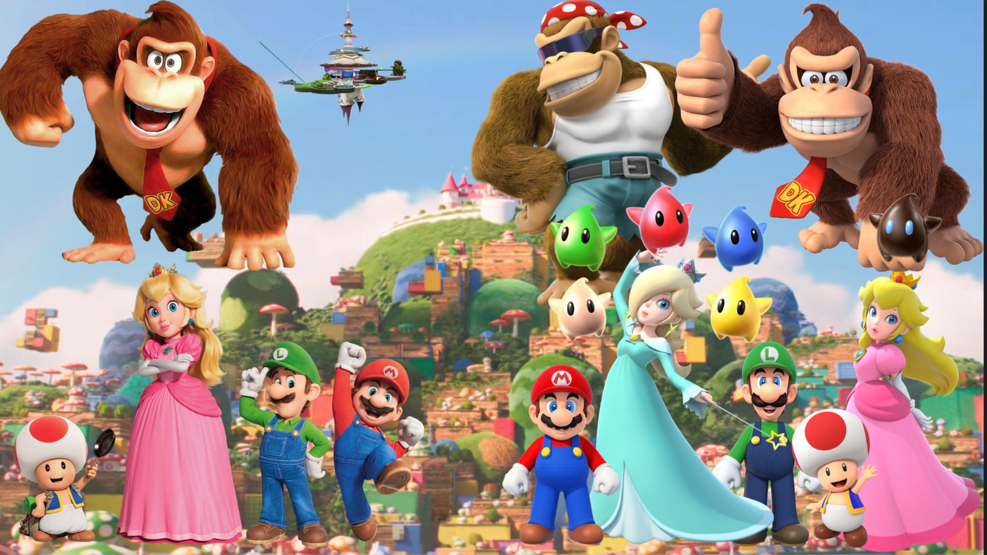 Mario movie x video game Mario crossover by DK64fan1999 on DeviantArt