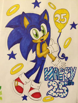 Happy 25th Sonic!!