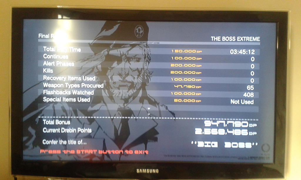 MGS4 Big Boss Emblem