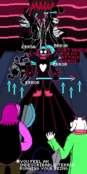 Error Undyne execution Battle by BecyondRotten on DeviantArt