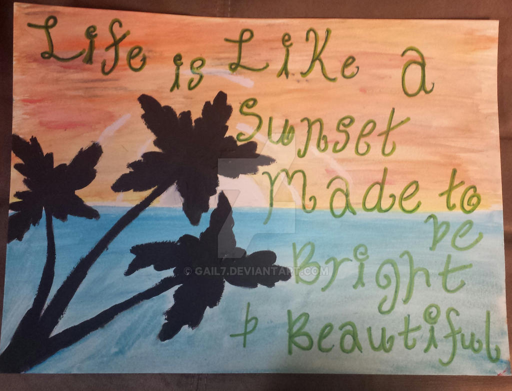 Sunset Quote