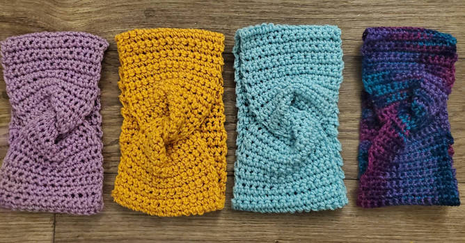 Crocheted Ear Warmers