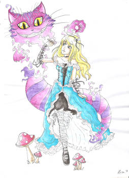 Alice and the Cheshire Cat