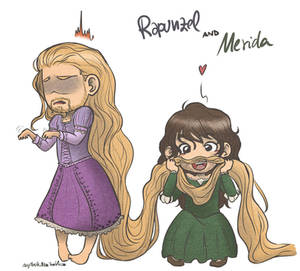 Fili!Rapunzel and Kili!Merida