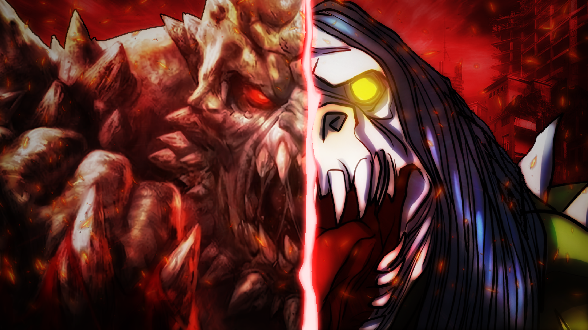 Doomsday Vs SCP-682 Wallpaper by PsychoVert on DeviantArt