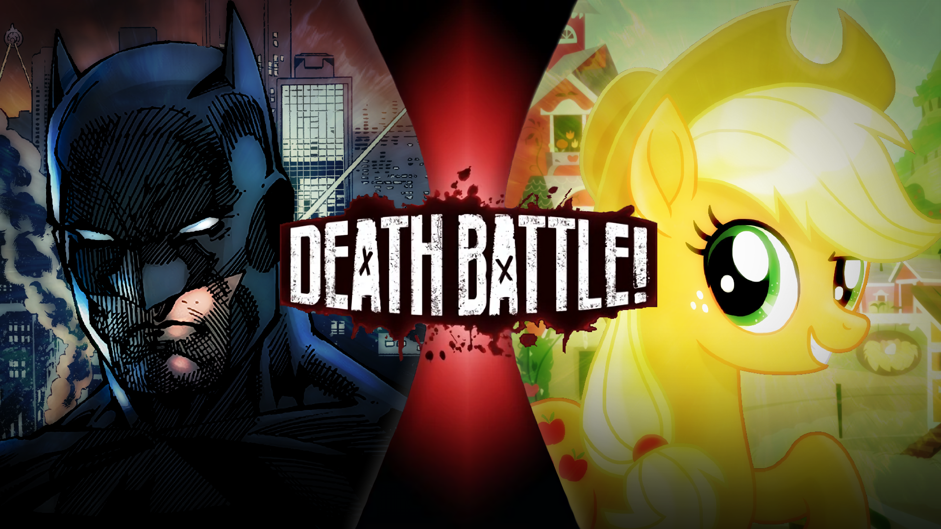 Applejack Batmare Batman Vs Applejack | DEATH BATTLE! by PsychoVert on DeviantArt
