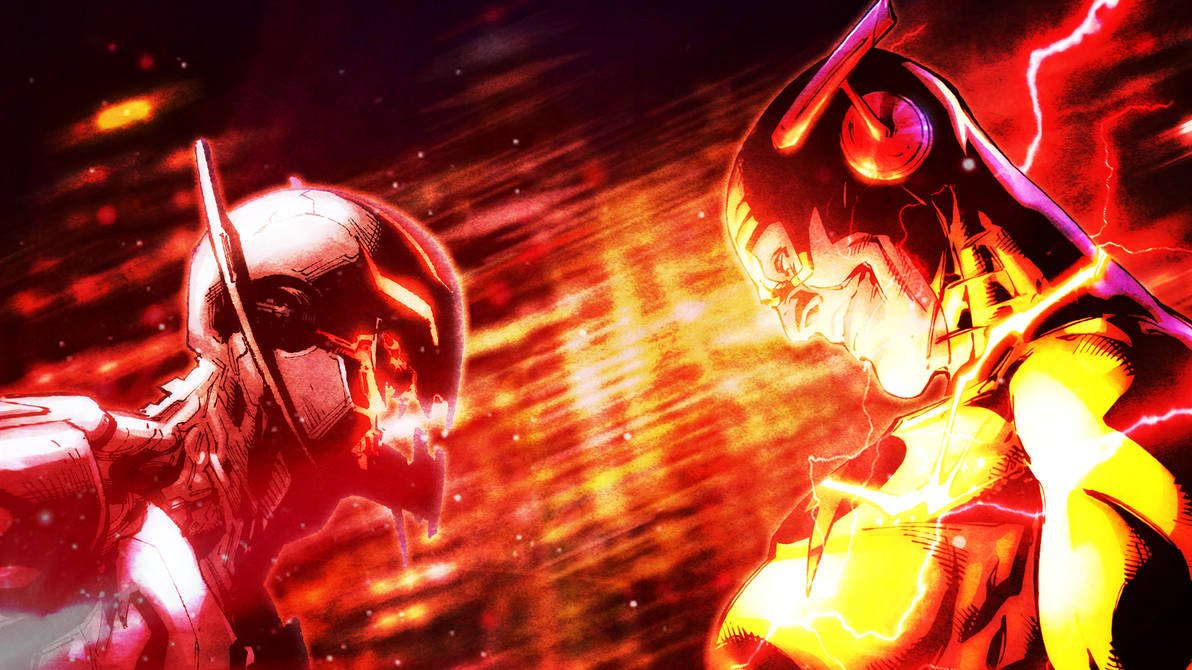 Ultron Vs Reverse Flash | Fight Art by PsychoVert on DeviantArt