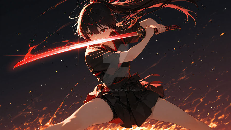 Akane Riot Akane by KhanzaAIart on DeviantArt