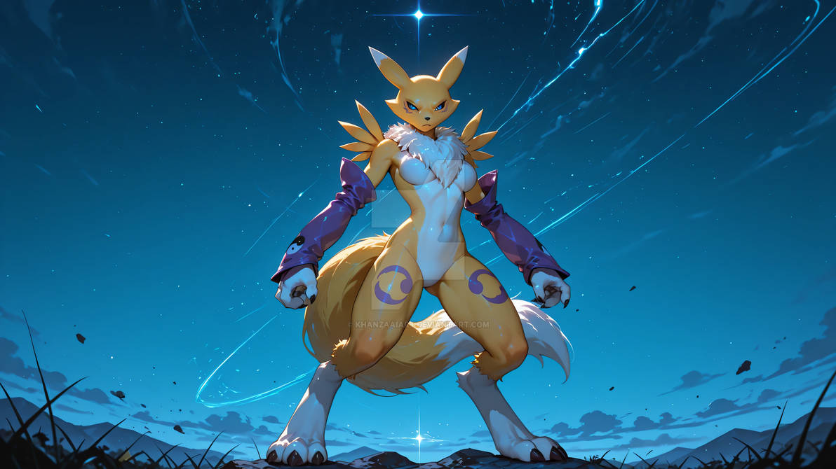 Custom Renamon Renamon by KhanzaAIart on DeviantArt