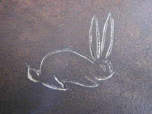 Rabbit Engraving closeup