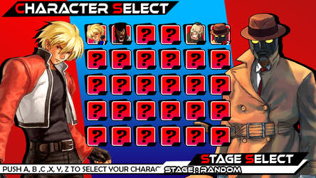 Sample Character Select