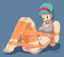 Bulma in space tape troubles