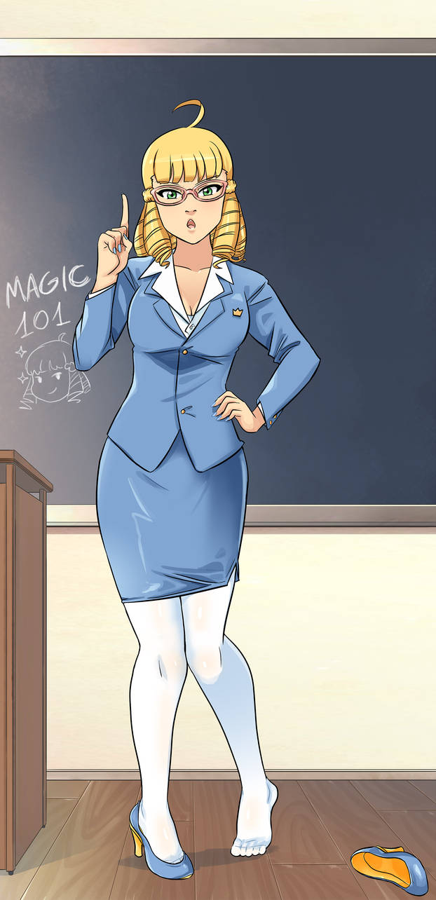 Teacher Elvina magic class variant 1 by lostonezero on DeviantArt