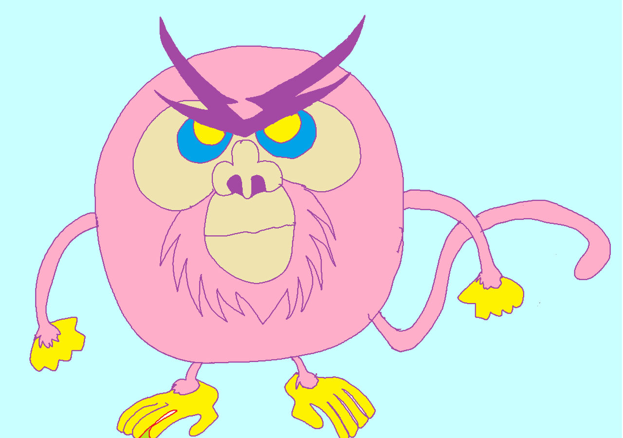 Pink Monkey by guzmurf on DeviantArt