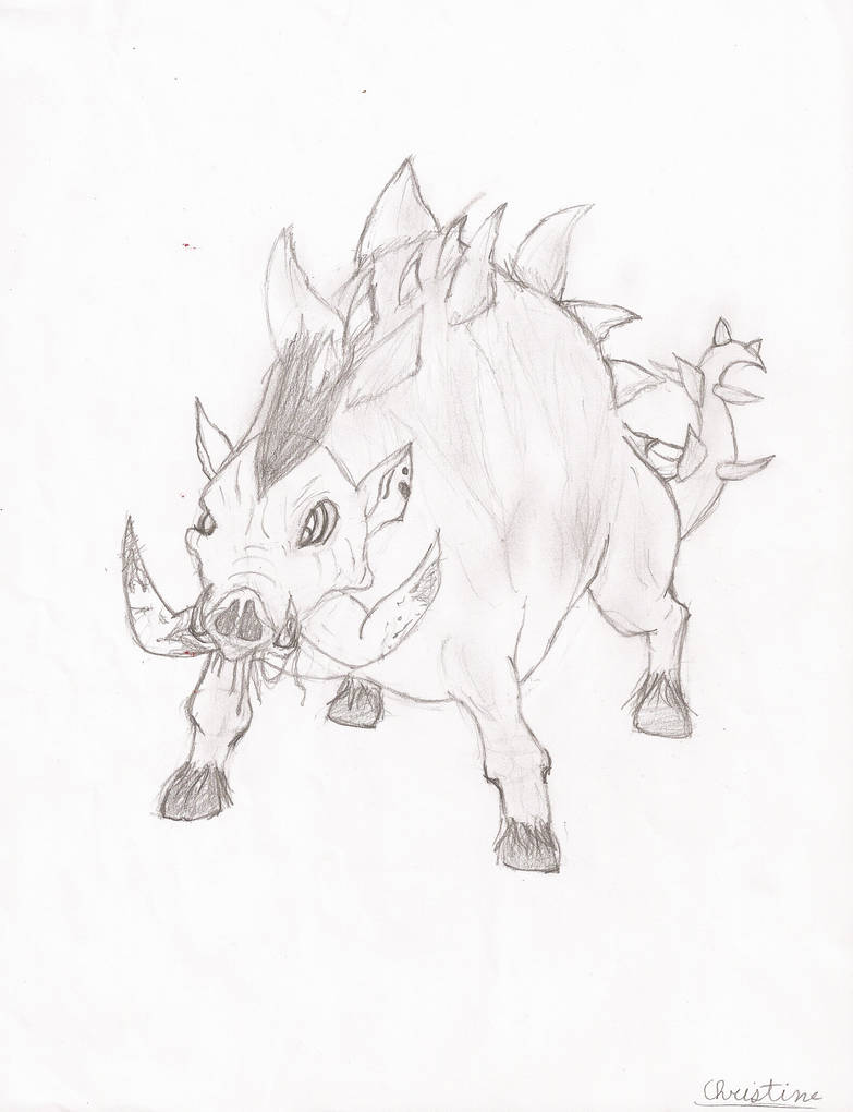 Easy To Draw Razorback Razorback by theneonturtle19 on DeviantArt
