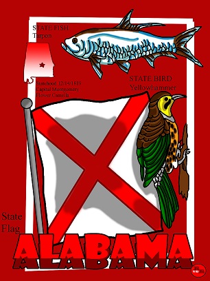Alabama Deviantart Map Alabama by bmbjr59 on DeviantArt