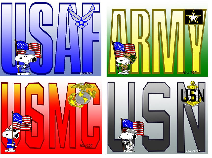 Snoopy Armed Forces by bmbjr59 on DeviantArt