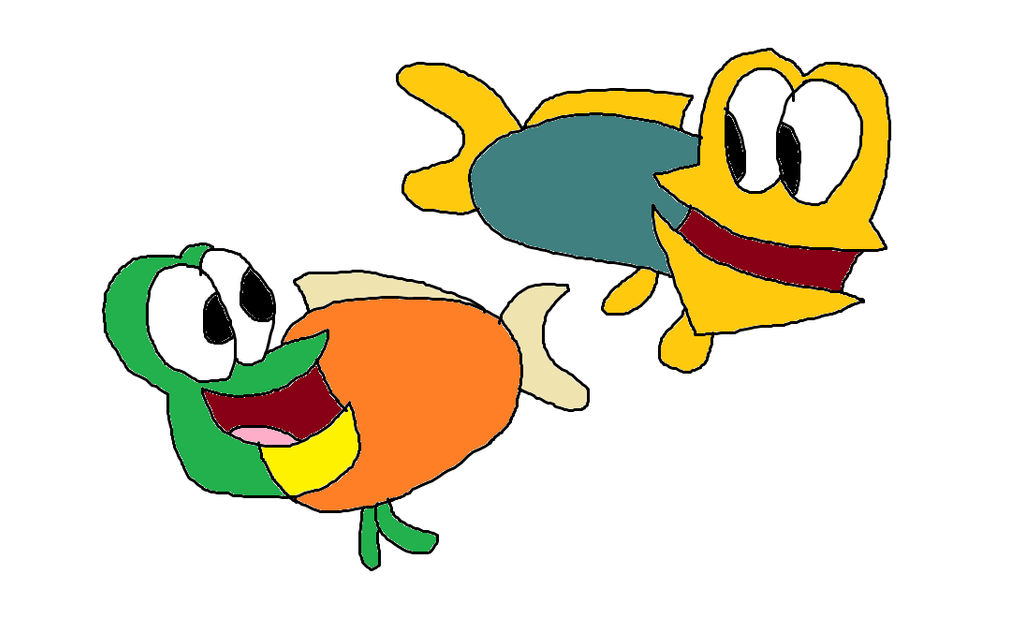 Bongo and Crashee as a Fish by MixopolisChannel on DeviantArt