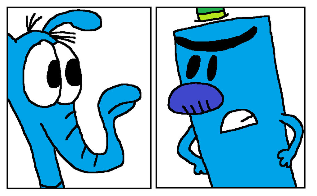 Mr. Grumpy vs Blue Aardvark by MixopolisChannel on DeviantArt