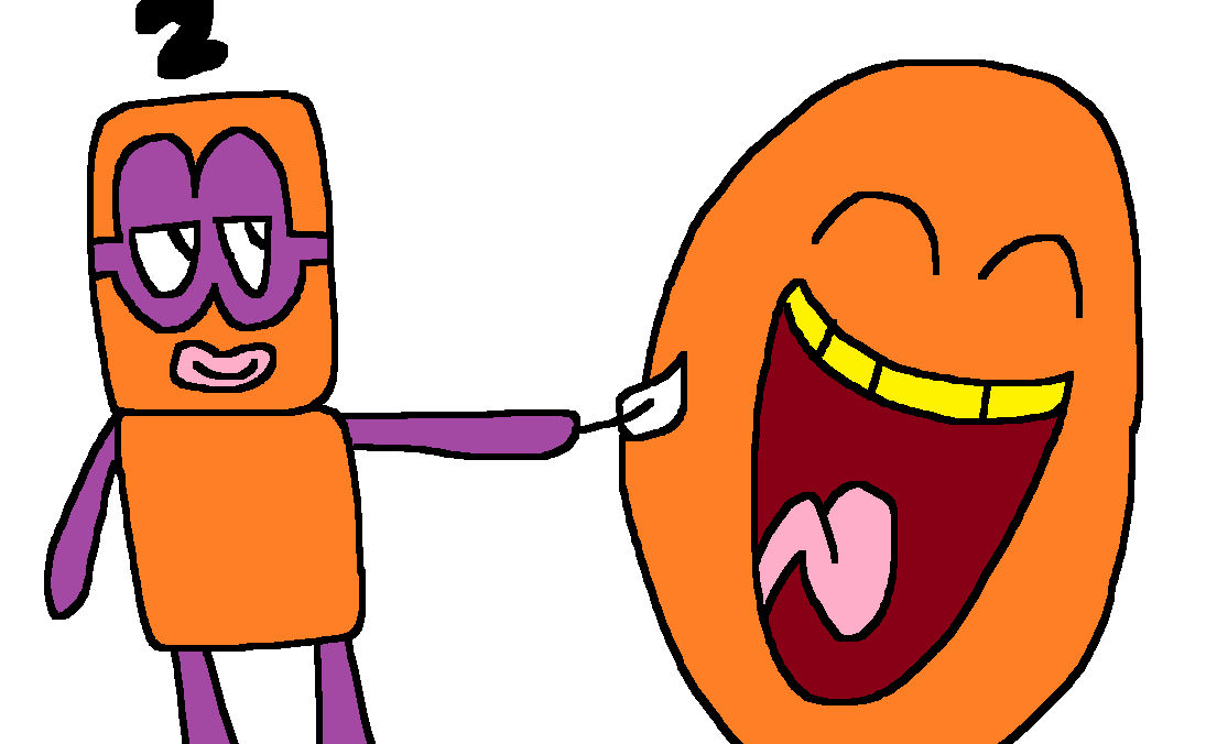 Numberblock Two is tickling Annoying Orange by MixopolisChannel on ...