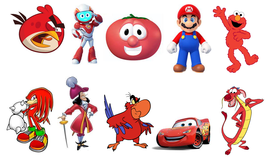 Red Deviantart Fandom Top 10 Red-Themed Characters by MixopolisChannel on DeviantArt