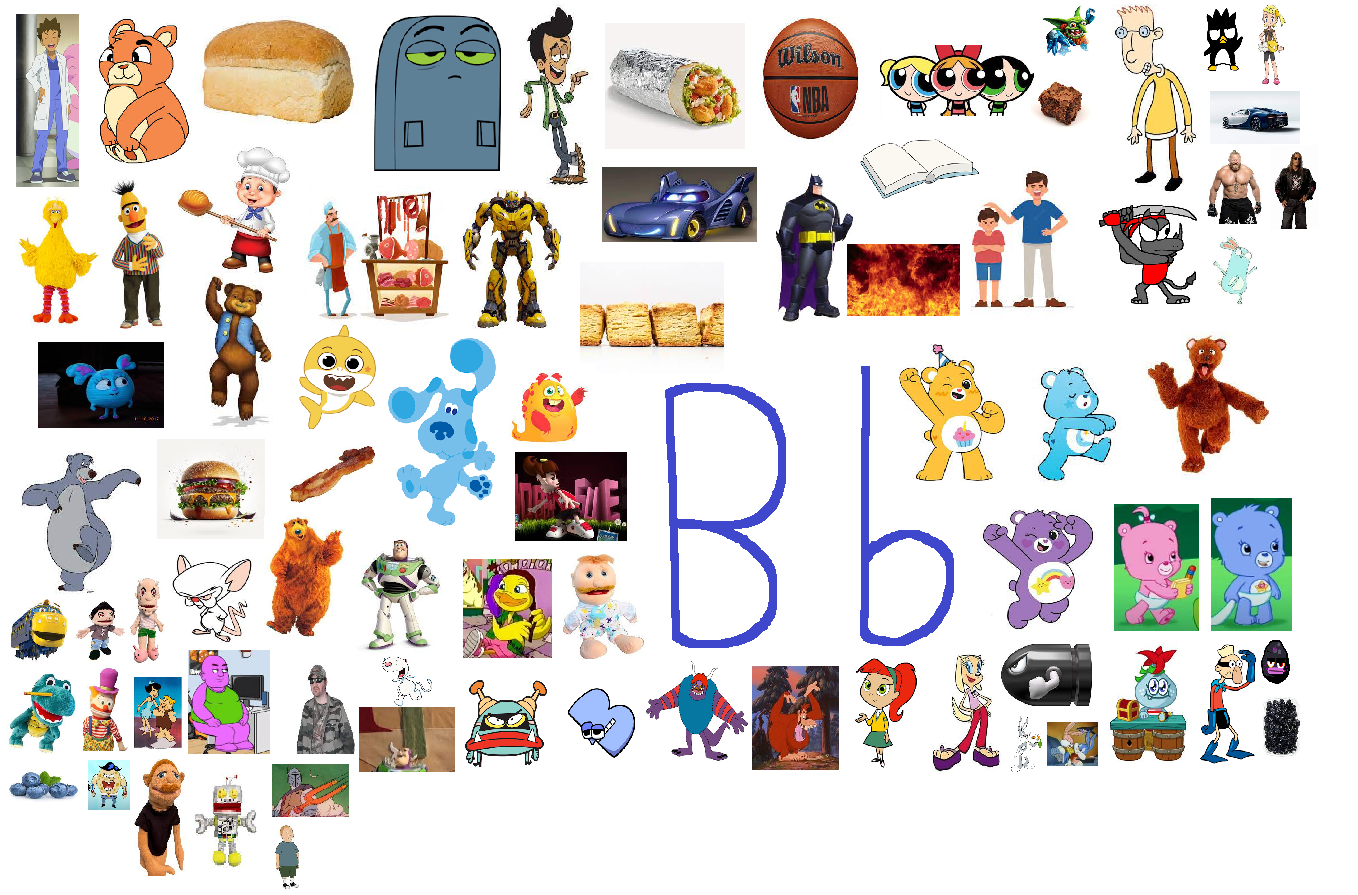 Alphabet, B-wing, Main characters