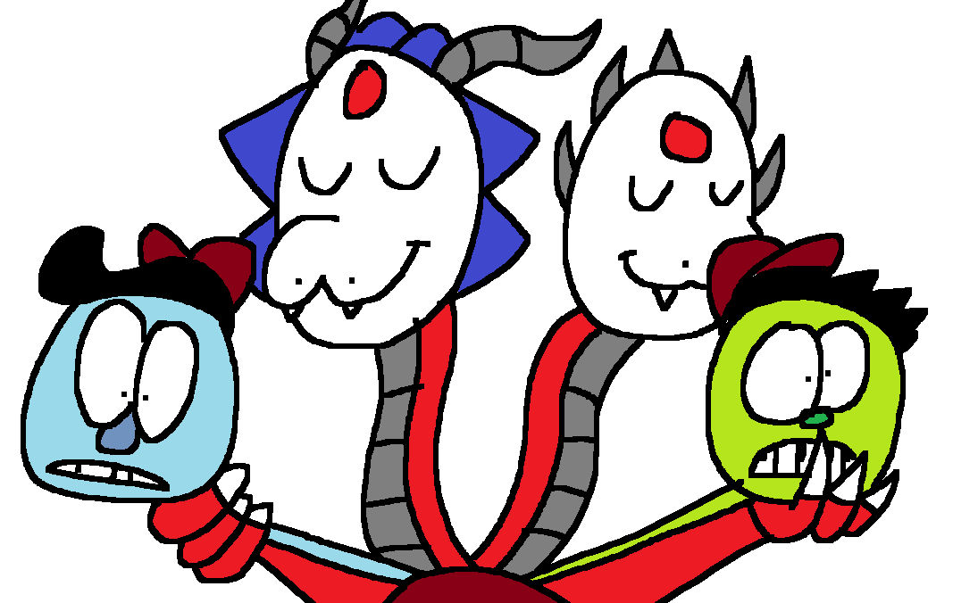 Janit F Janit and Nitor meeting Dark Twins Dragon by MixopolisChannel on DeviantArt