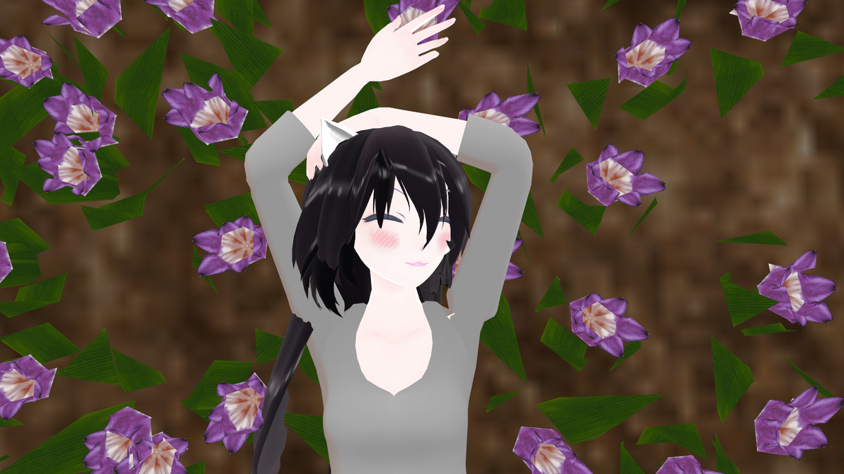 MMD ~ In A Field Of Tulips by ClareLaBelleRose on DeviantArt
