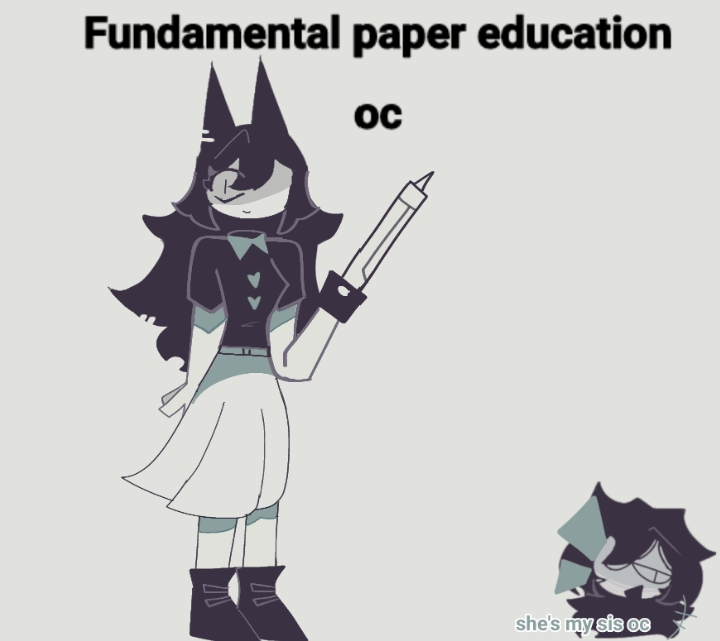 Oc Ripping A Paper Base Fundamental paper education oc #2 by mysisterneedstheapry on DeviantArt