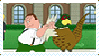 British Peter and Chicken Fight [STAMP]