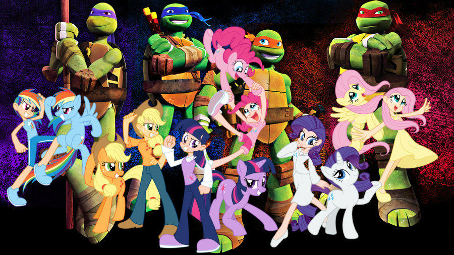 TMNT And MLP by frozenninjaturtle on DeviantArt