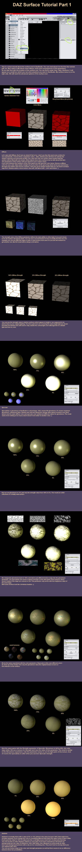 DAZ Surface Tool Tutorial 1