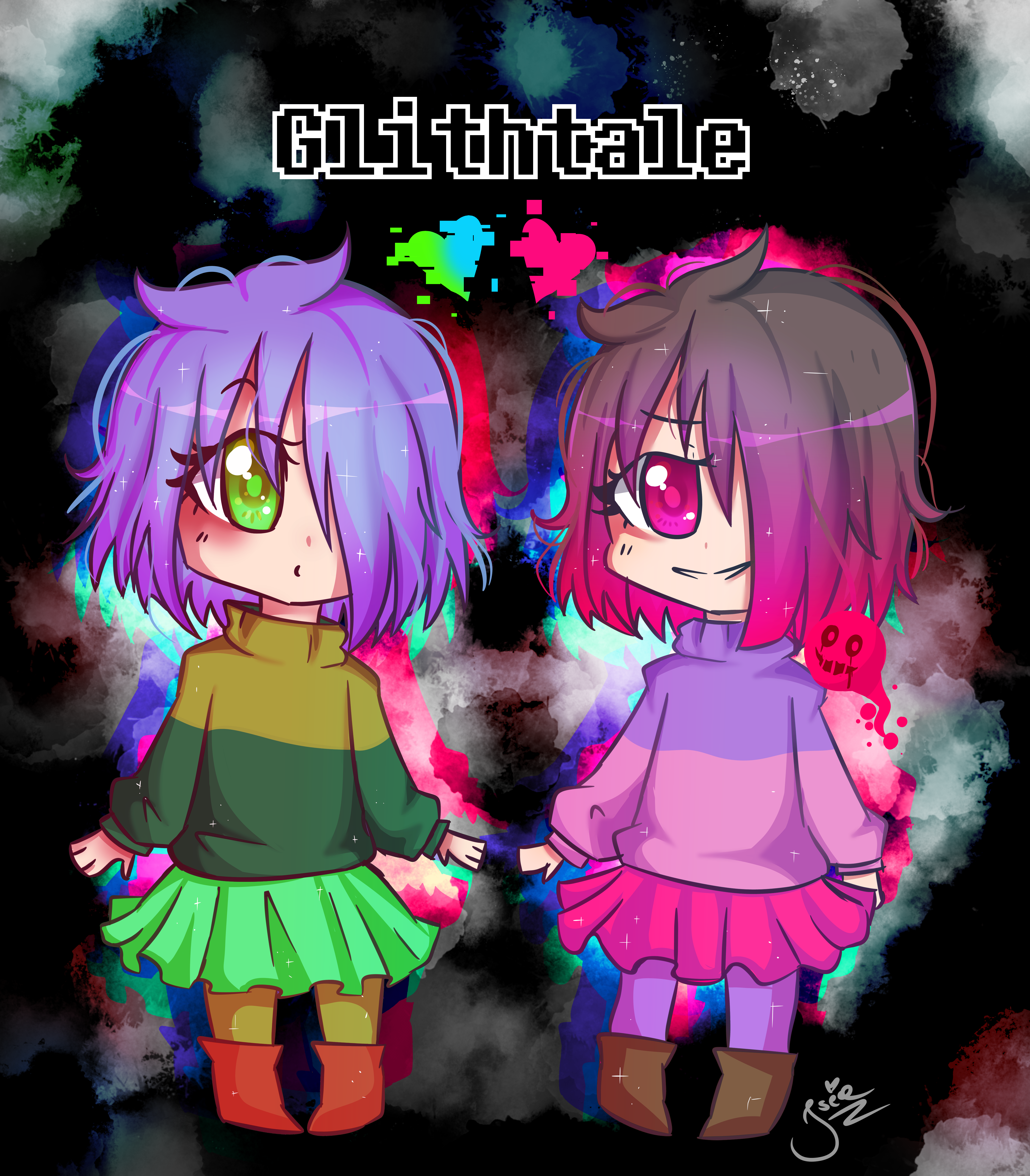 Betty and Amber - [ Glitchtale ]