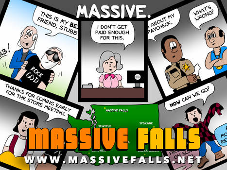 Massive Falls Comic - Composite Ad