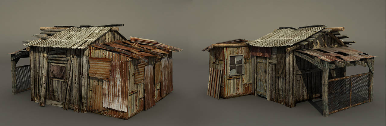 Old shack by Roomper
