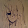 very sad girl T_T