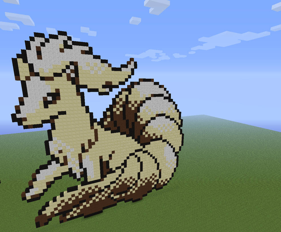 Minecraft Ninetales by KuroDrago on DeviantArt