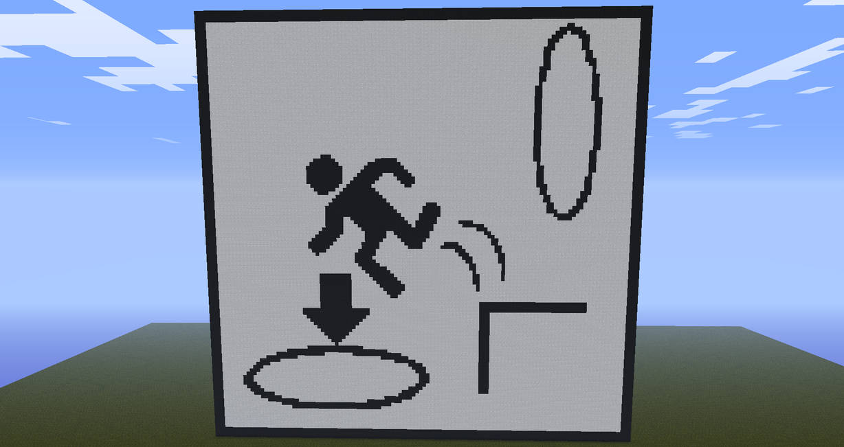 Minecraft Portal Sign by KuroDrago on DeviantArt