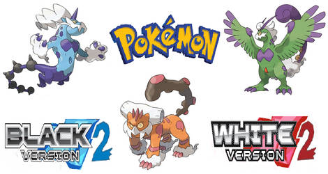 Pokemon: Thundurus Tornadus and Landorus Wallpaper