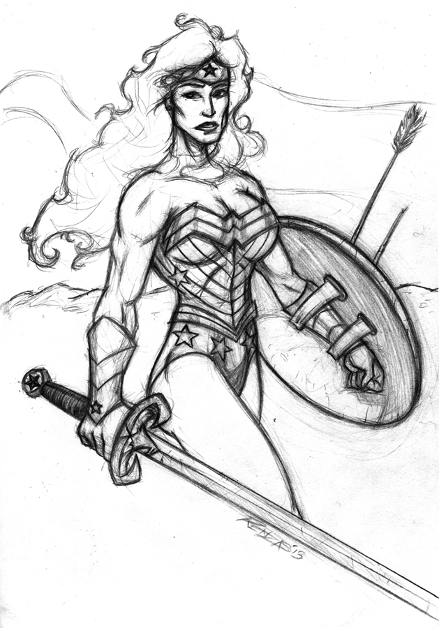 Wonder Woman Sketch