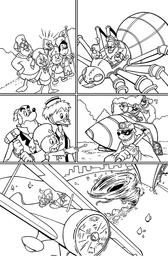 Duck Tales Page Sample