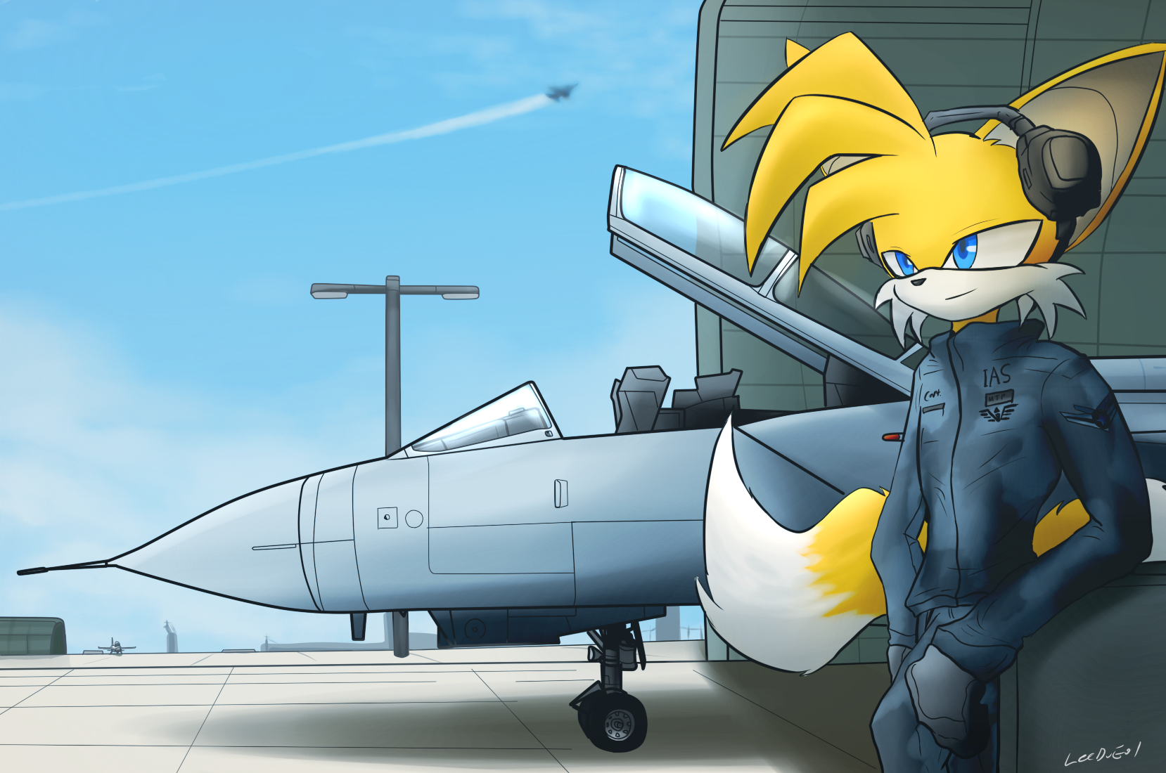 A Oficina de Tails e o Avião Tornado