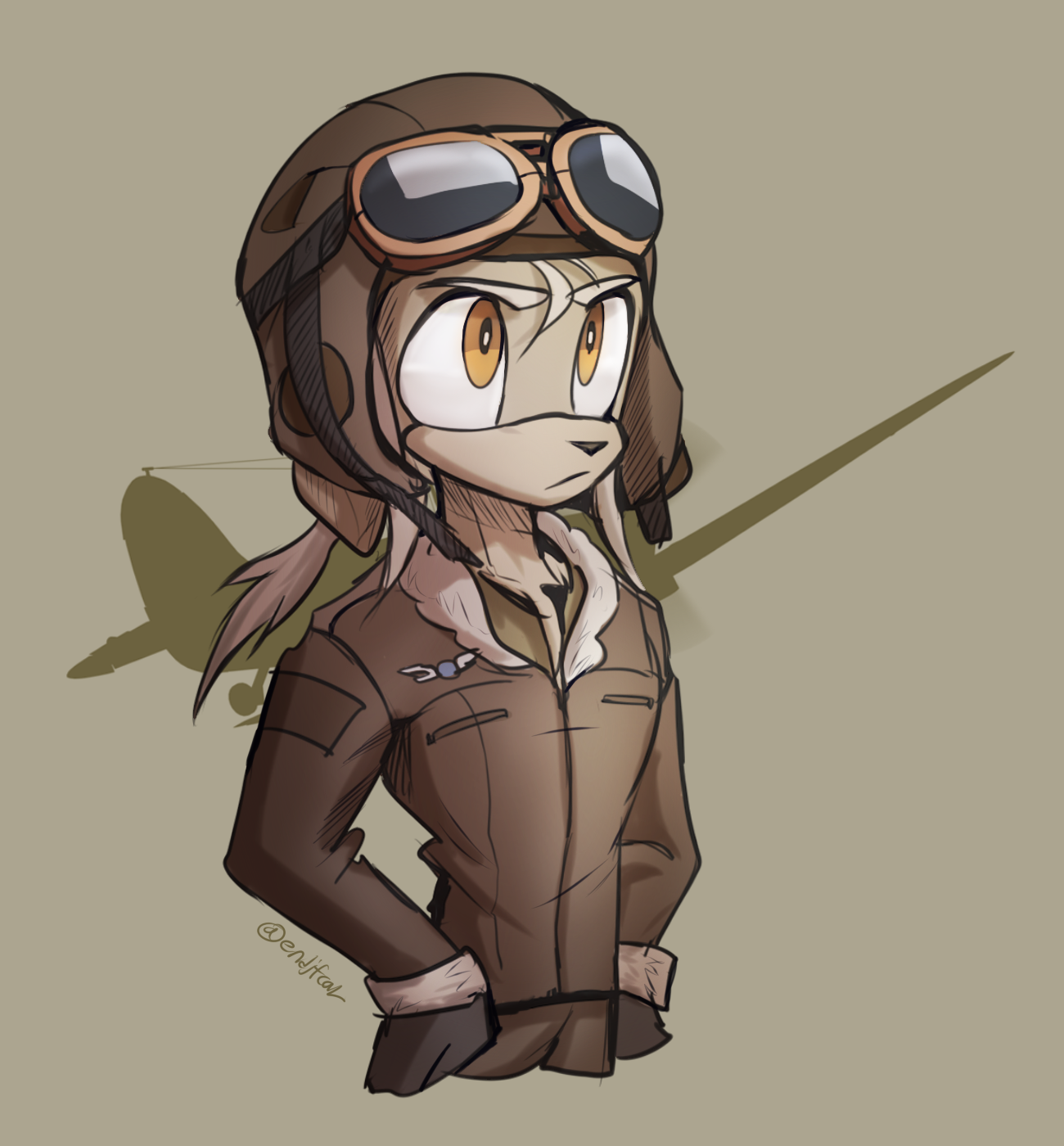 Vintage Pilot by oLEEDUEOLo on DeviantArt