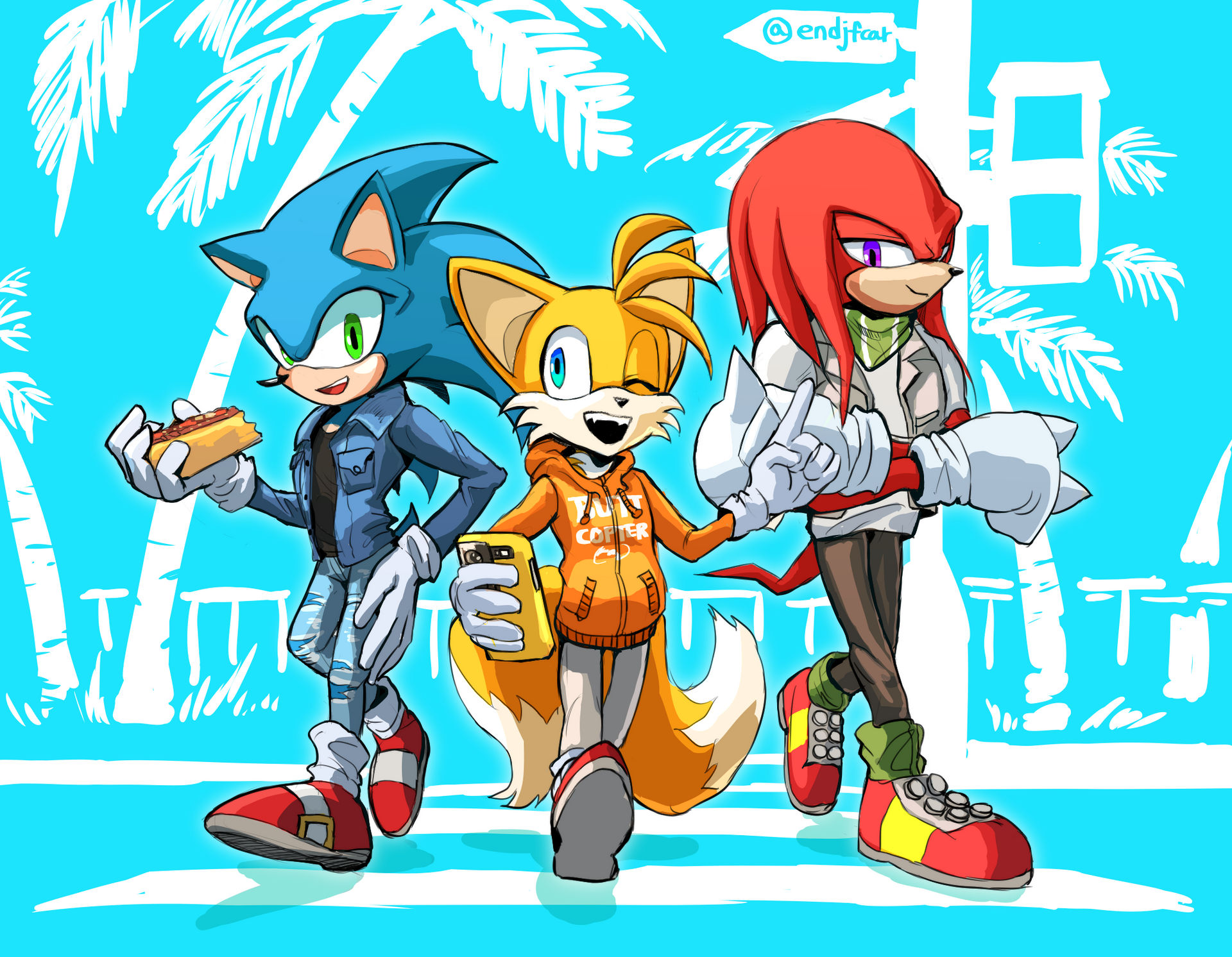 Sonic Tails And Knuckles By Endjfcar On DeviantArt sonic-tails-and-knuckles-by-endjfcar-on-deviantart
