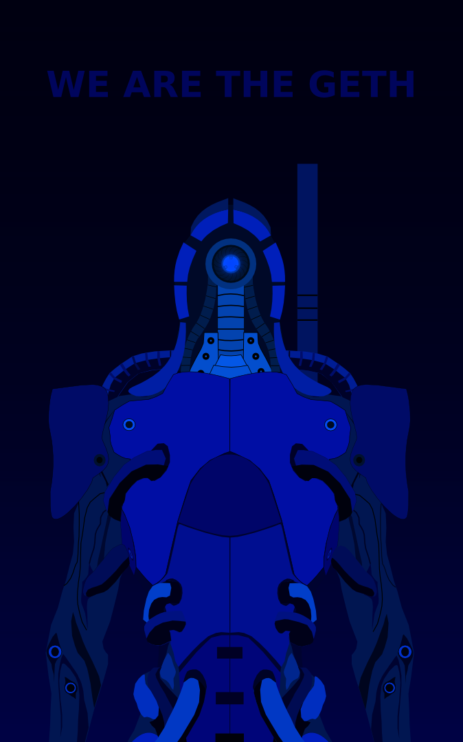 Geth poster by Seigner on DeviantArt