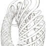 Ouroboros Spiral Sketch