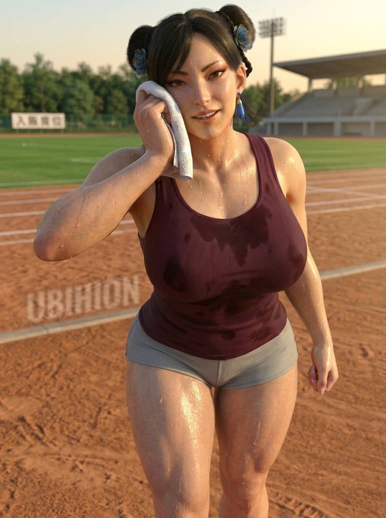 Chun Li Inapropyit Chun-Li really doesn't take it easy on the track by ubihion on DeviantArt